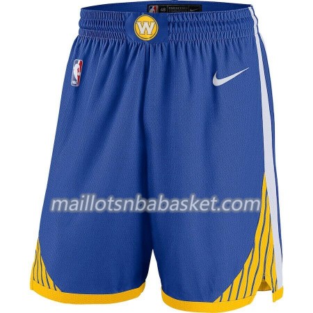 Golden State Warriors Homme Shorts Royal 2018-19 Nike Swingman